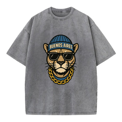 Buenos Aires Puma - Vintage T-shirt - Grey