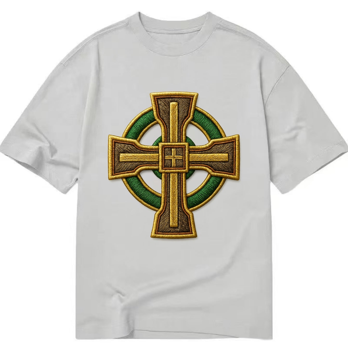 Durrow Cross - Classic T-shirt - Grey