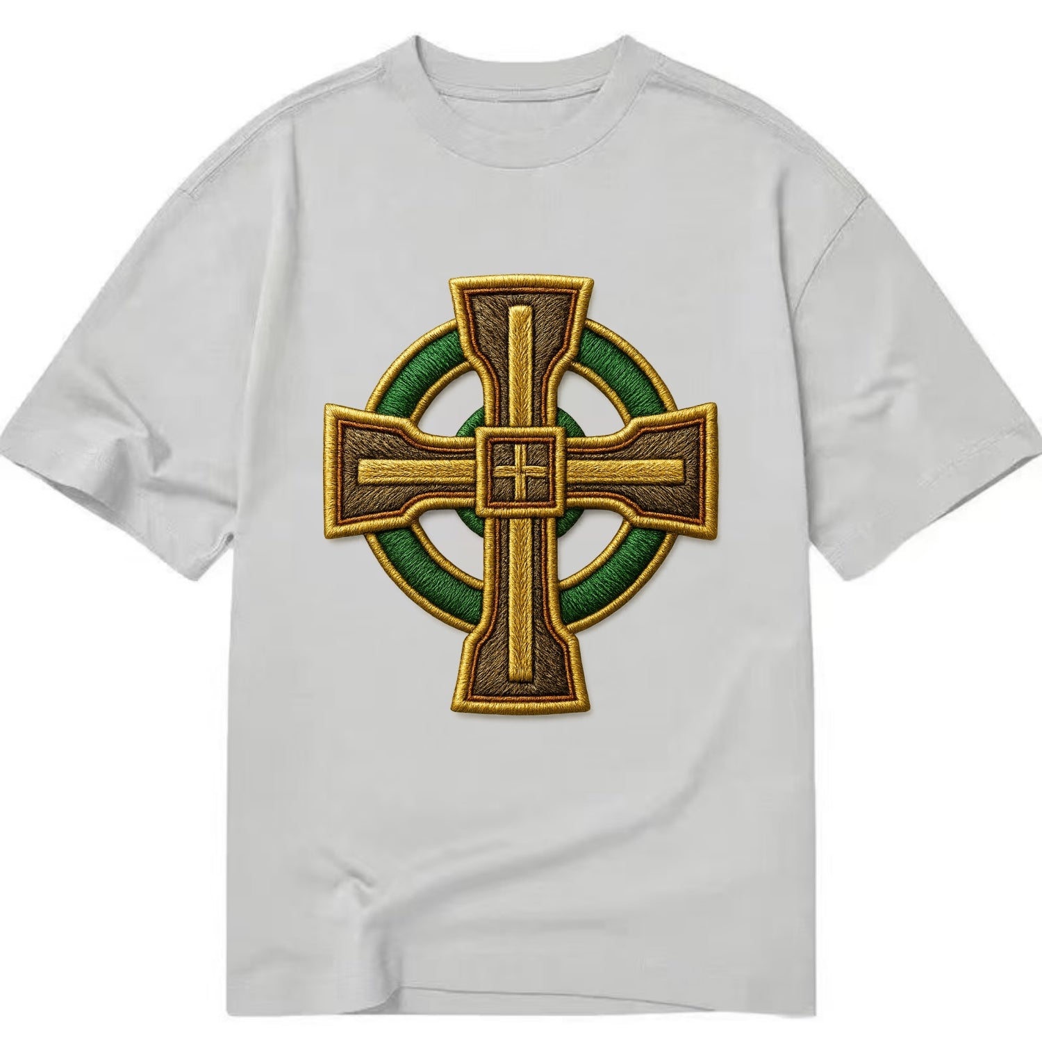 Durrow Cross - Classic T-shirt - Grey