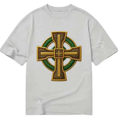 Durrow Cross - Classic T-shirt - Grey