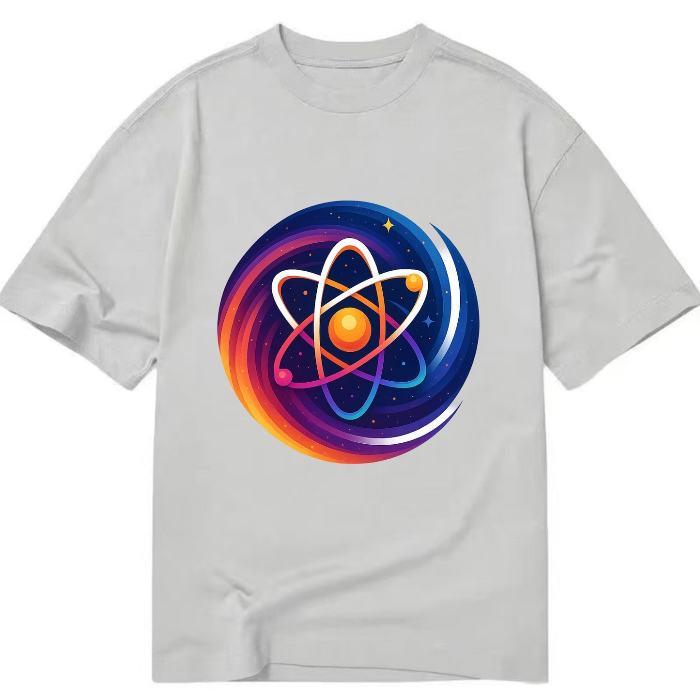 Micro Macro - Atom structure expanding i - Classic T-shirt - Grey