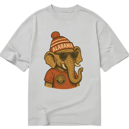 Tuscaloosa Crimson Elephant wearing Alab - Classic T-shirt - Grey