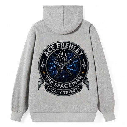 Ace Legacy Seal - Classic Pullover Hoodie - Grey