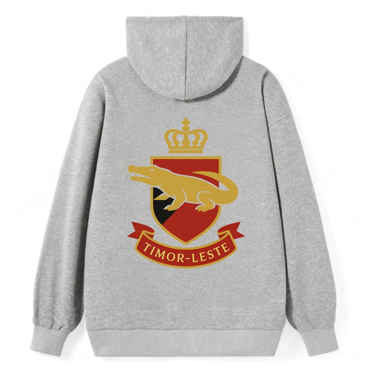Timor-Leste Royal Logo  - Classic Pullover Hoodie - Grey