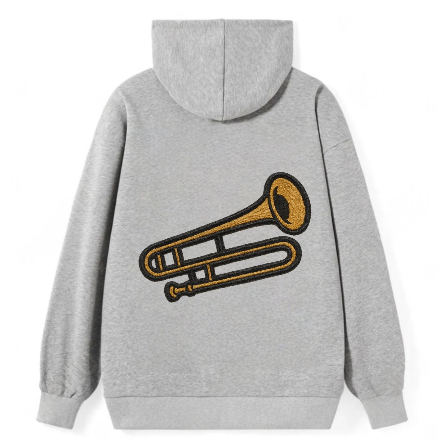 Trombone  - Classic Pullover Hoodie - Grey