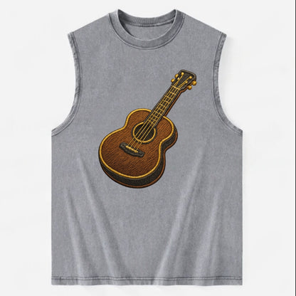 Vintage Guitar  - Vintage Washed Tank - Grey