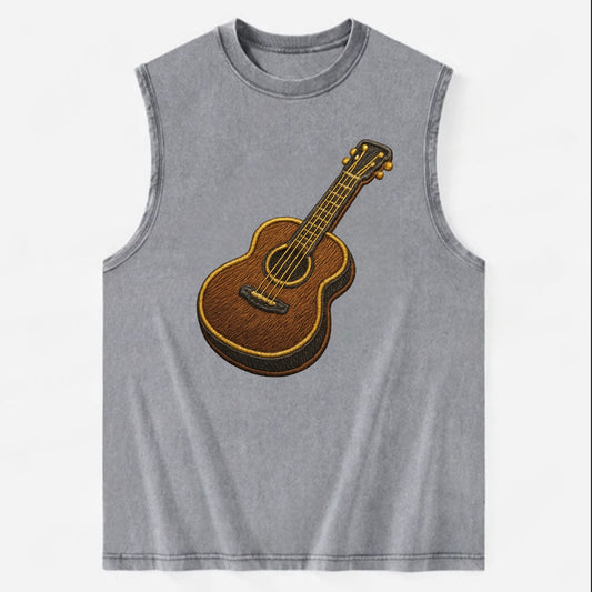 Vintage Guitar  - Vintage Washed Tank - Grey