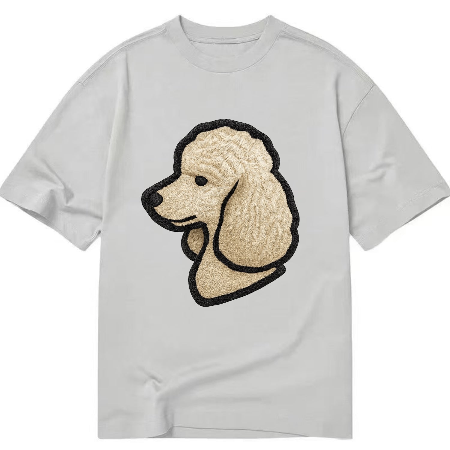 Poodle - Contemporary clean style with s - Classic T-shirt - Grey