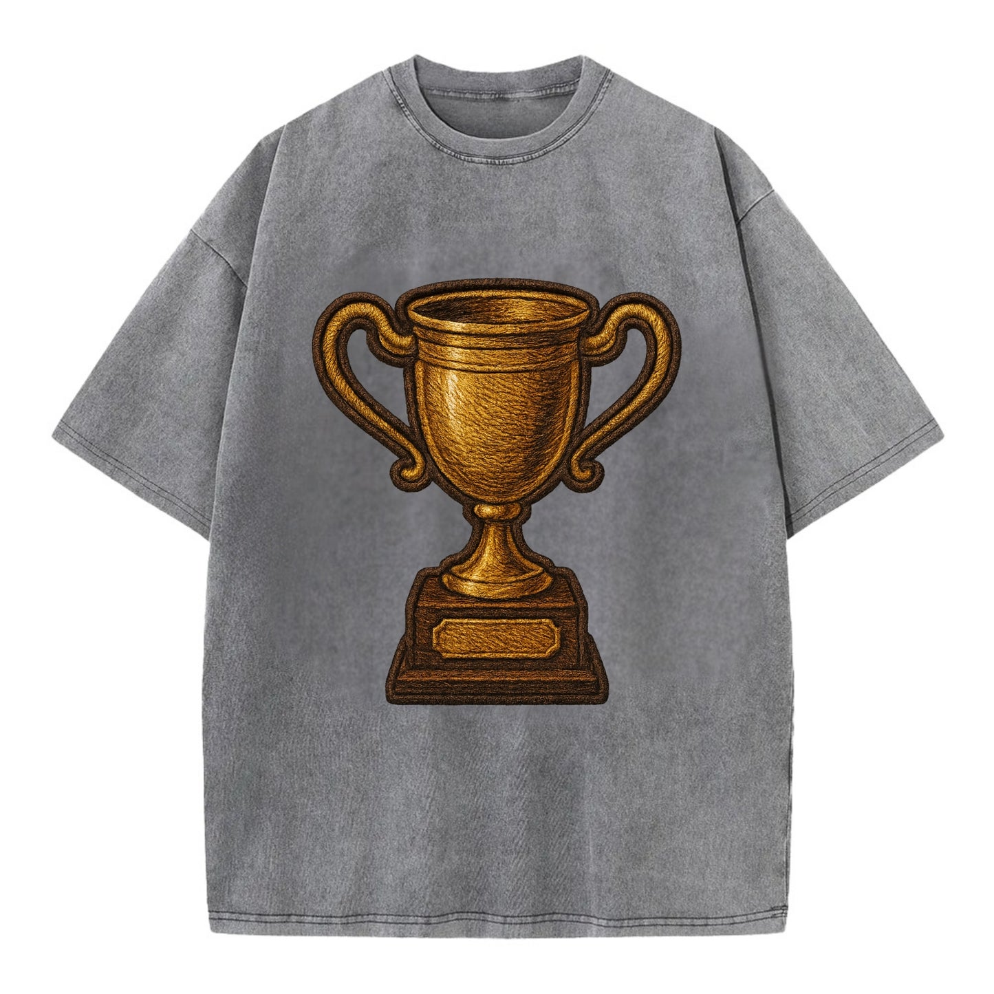 Trophy Cup  - Vintage T-shirt - Grey