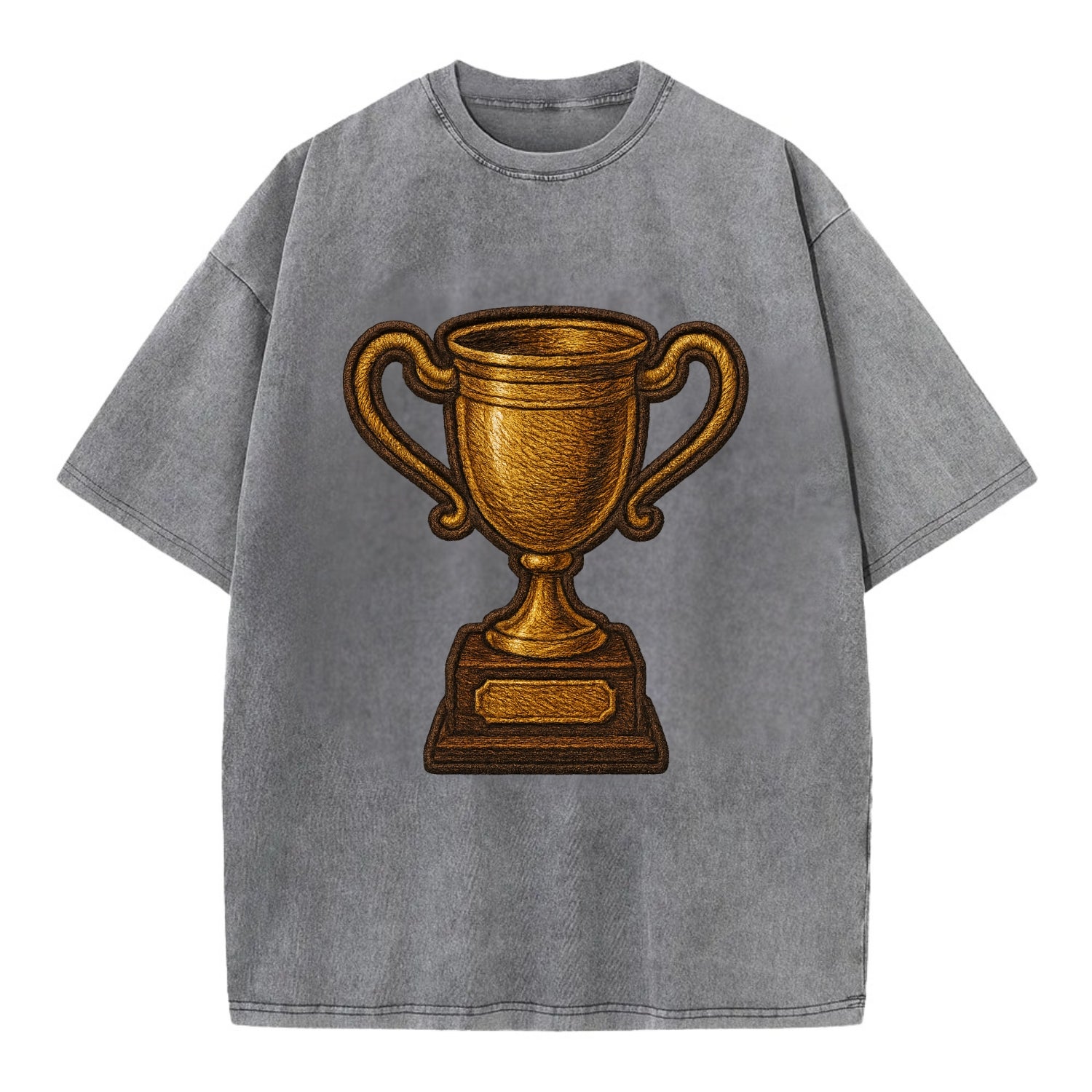 Trophy Cup  - Vintage T-shirt - Grey