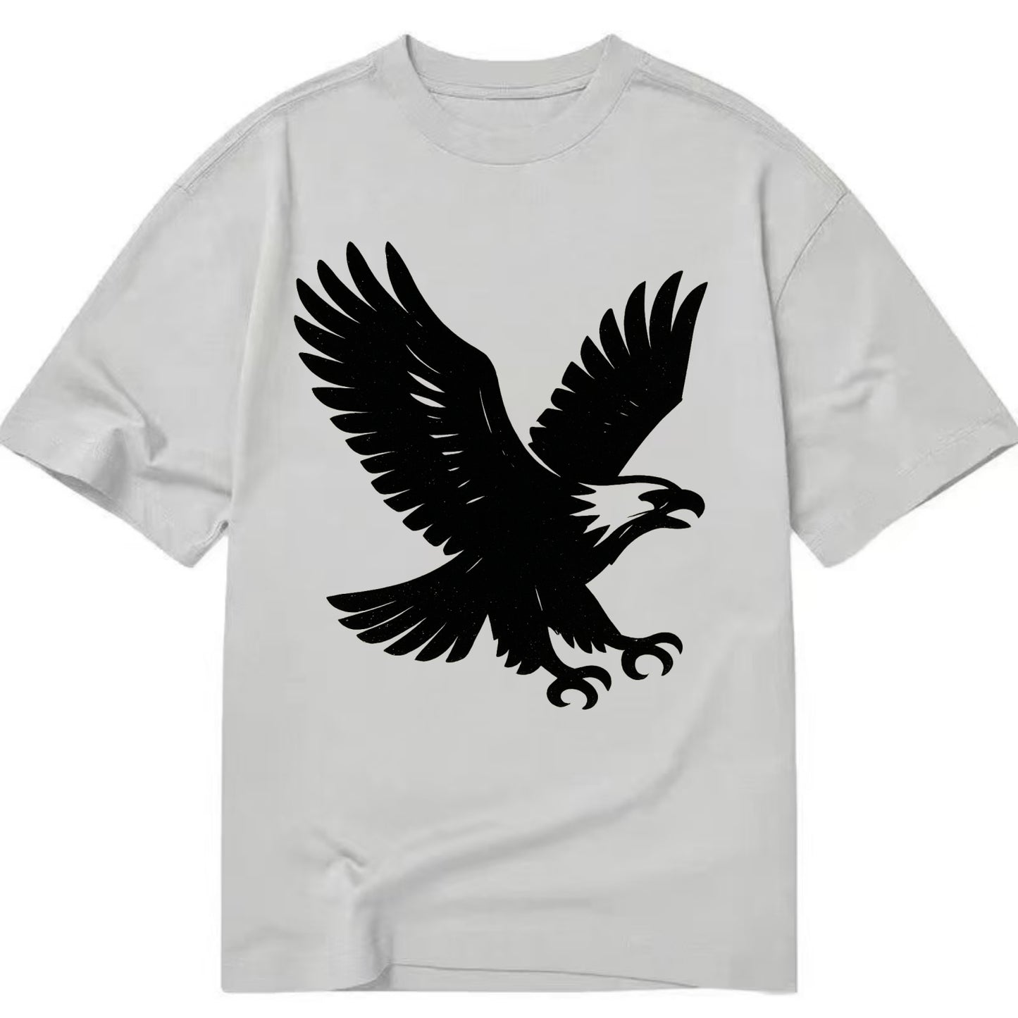 Eagle in flight - liberty and independence ink brushstrokes - Classic T-shirt - Grey