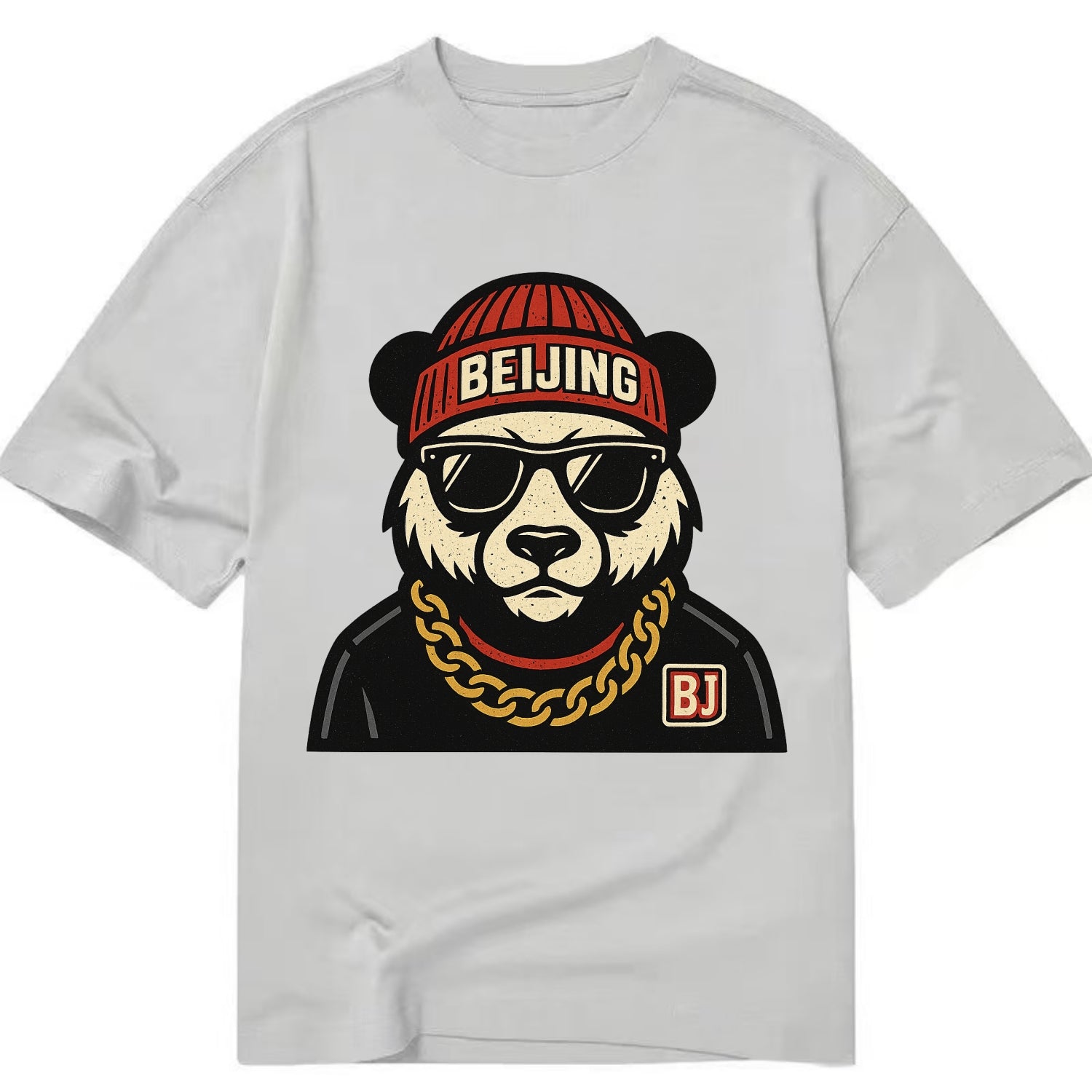 Beijing Panda - Classic T-shirt - Grey