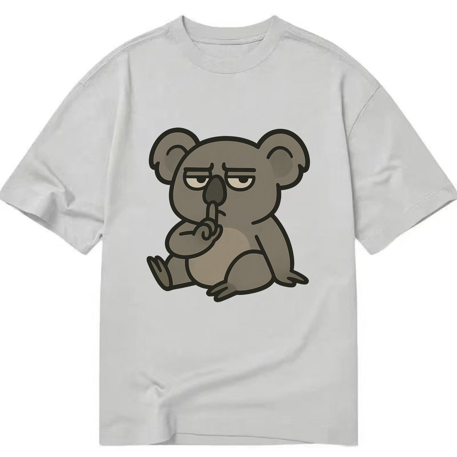 The Koala Judging - Classic T-shirt - Grey