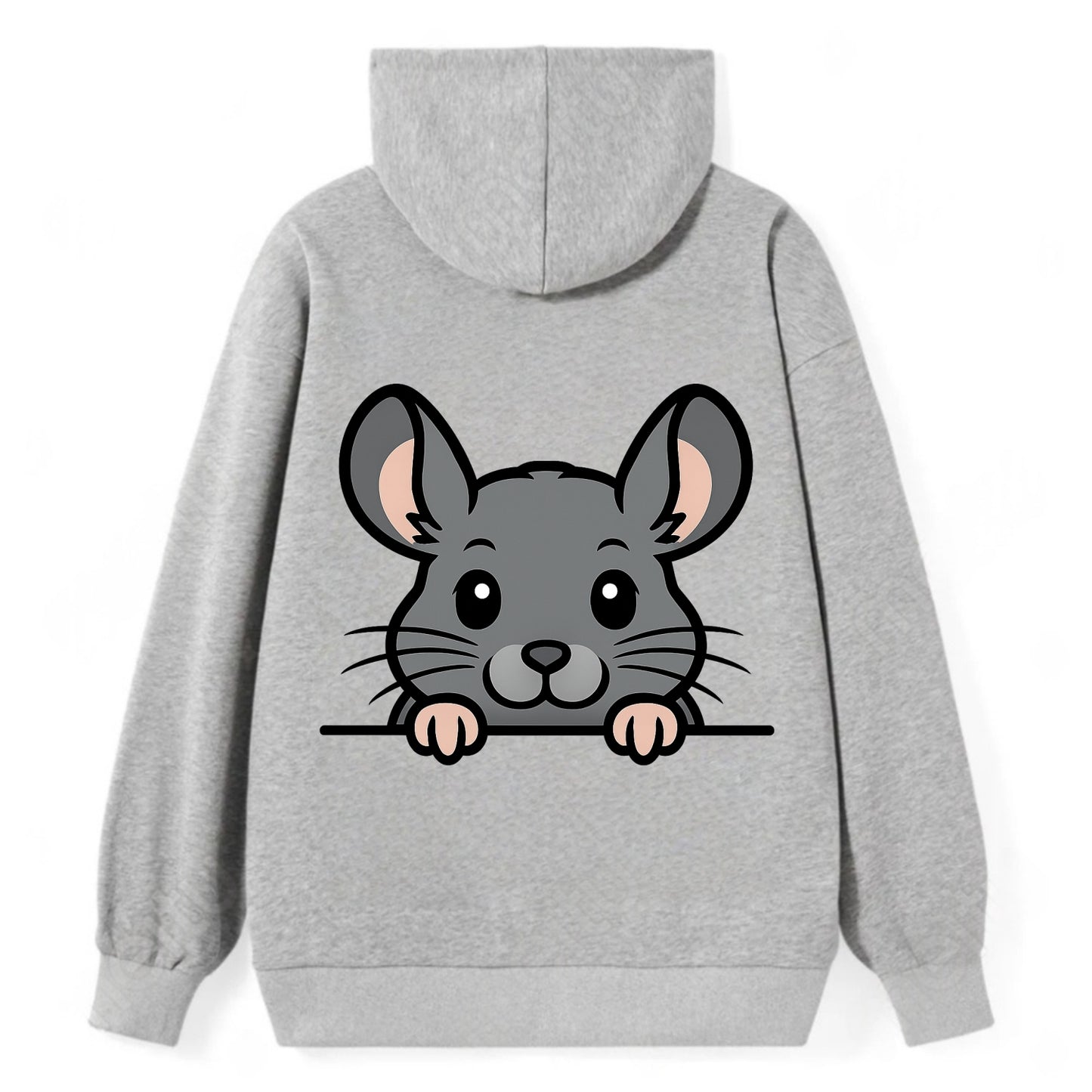 Chinchilla  - Classic Pullover Hoodie - Grey