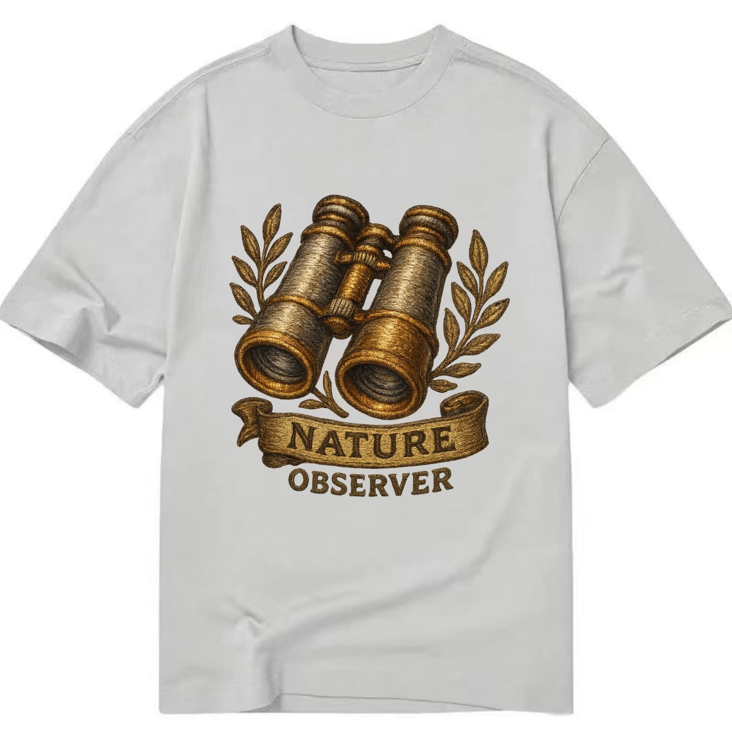 Binoculars for birdwatching - nature observer - Classic T-shirt - Grey