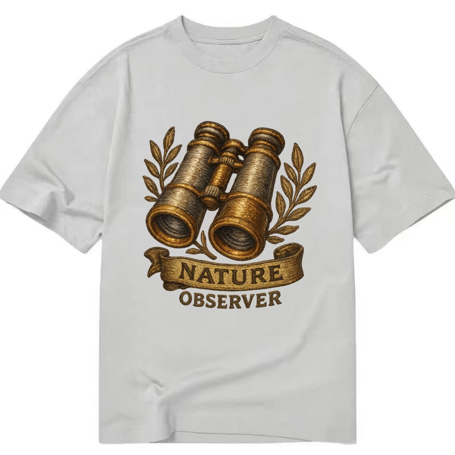 Binoculars for birdwatching - nature observer - Classic T-shirt - Grey