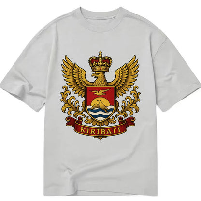 Kiribati Heritage Badge  - Classic T-shirt - Grey