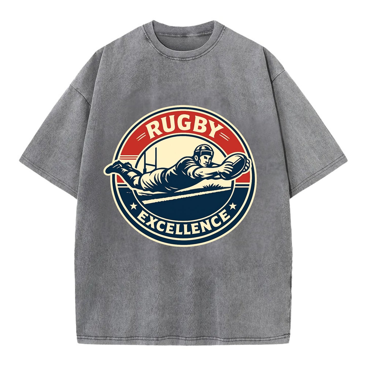 Epic Try Dive Emblem - Vintage T-shirt - Grey