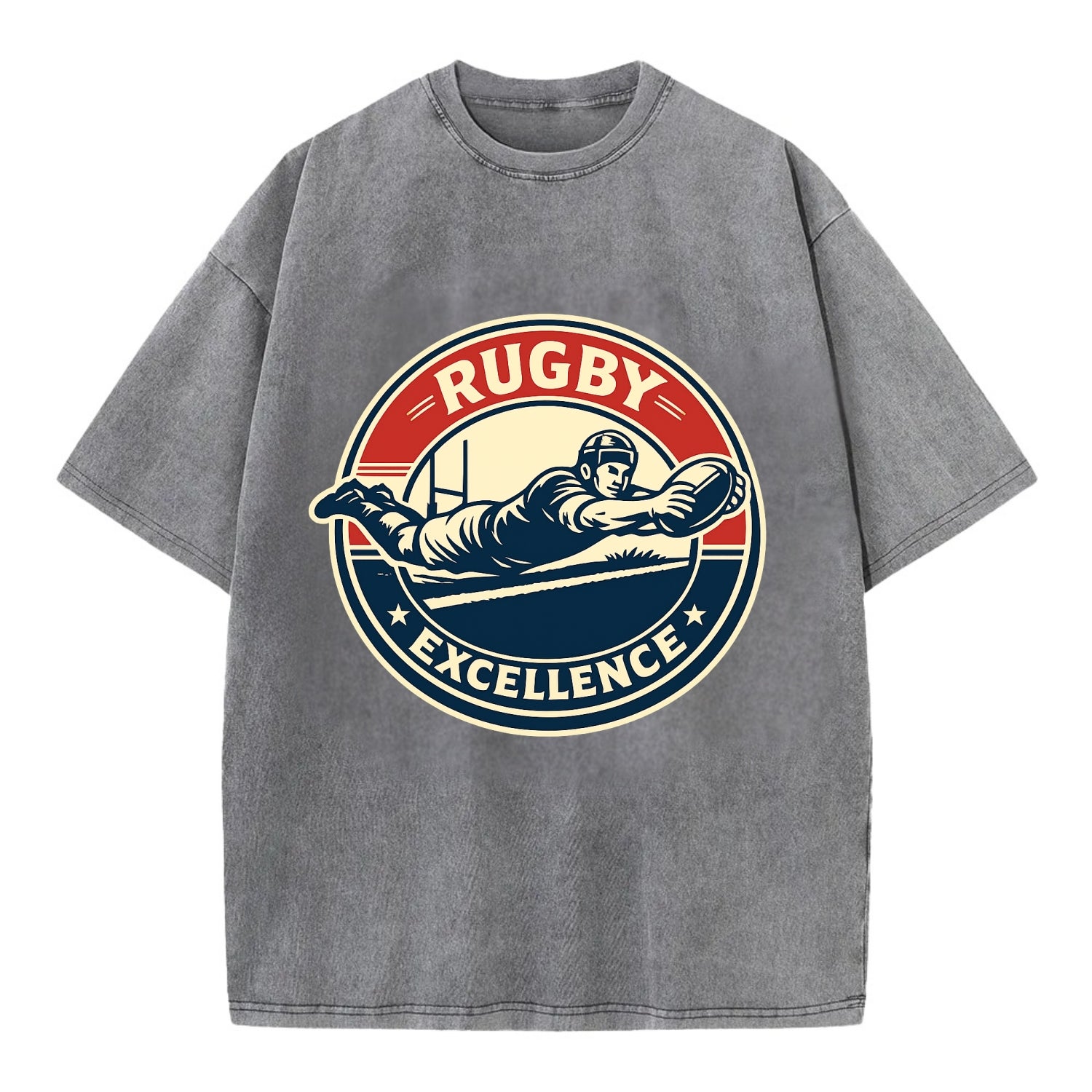 Epic Try Dive Emblem - Vintage T-shirt - Grey
