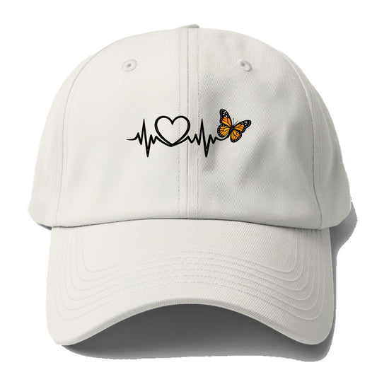 Heartbeat Butterfly - Baseball Cap