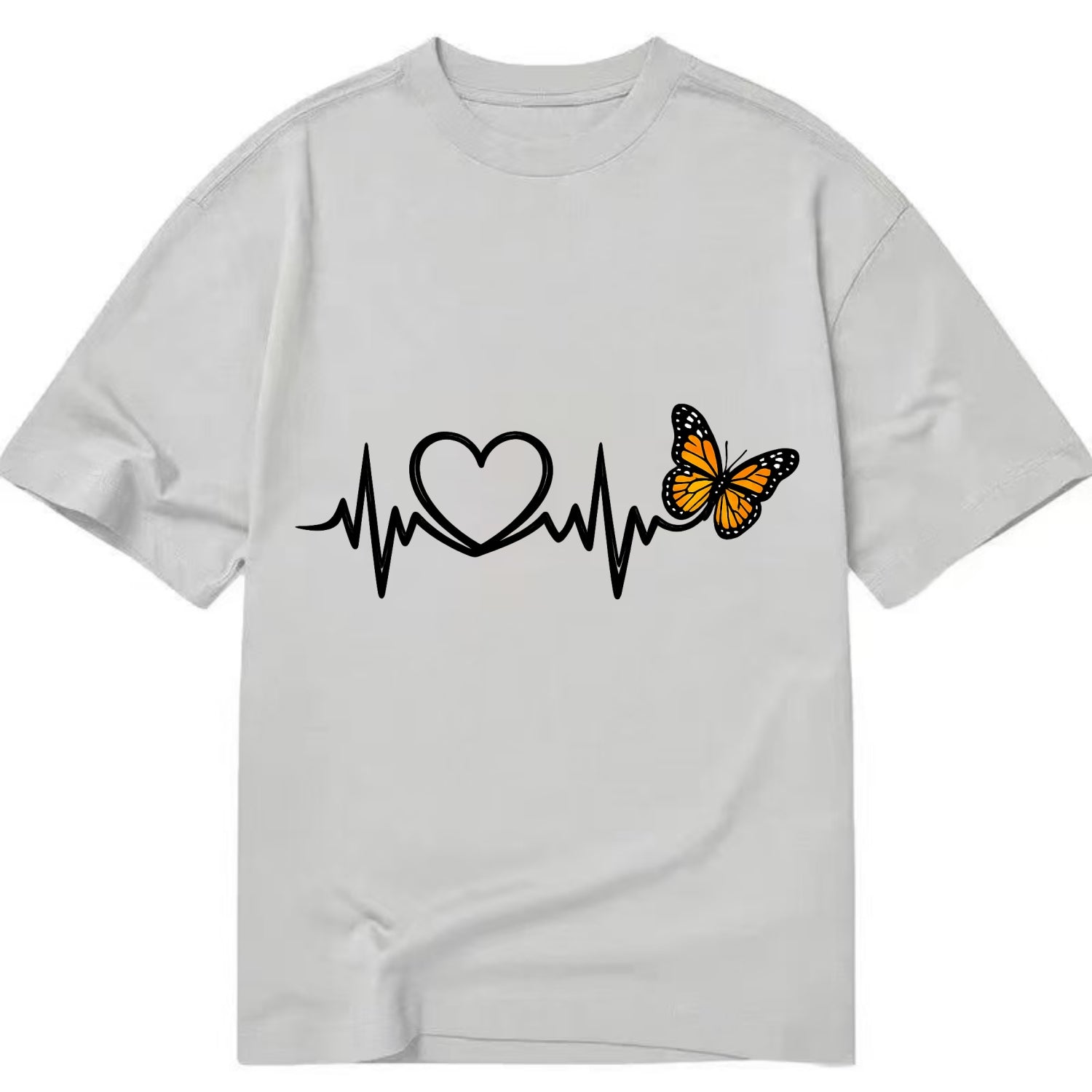 Heartbeat Butterfly - Classic T-shirt