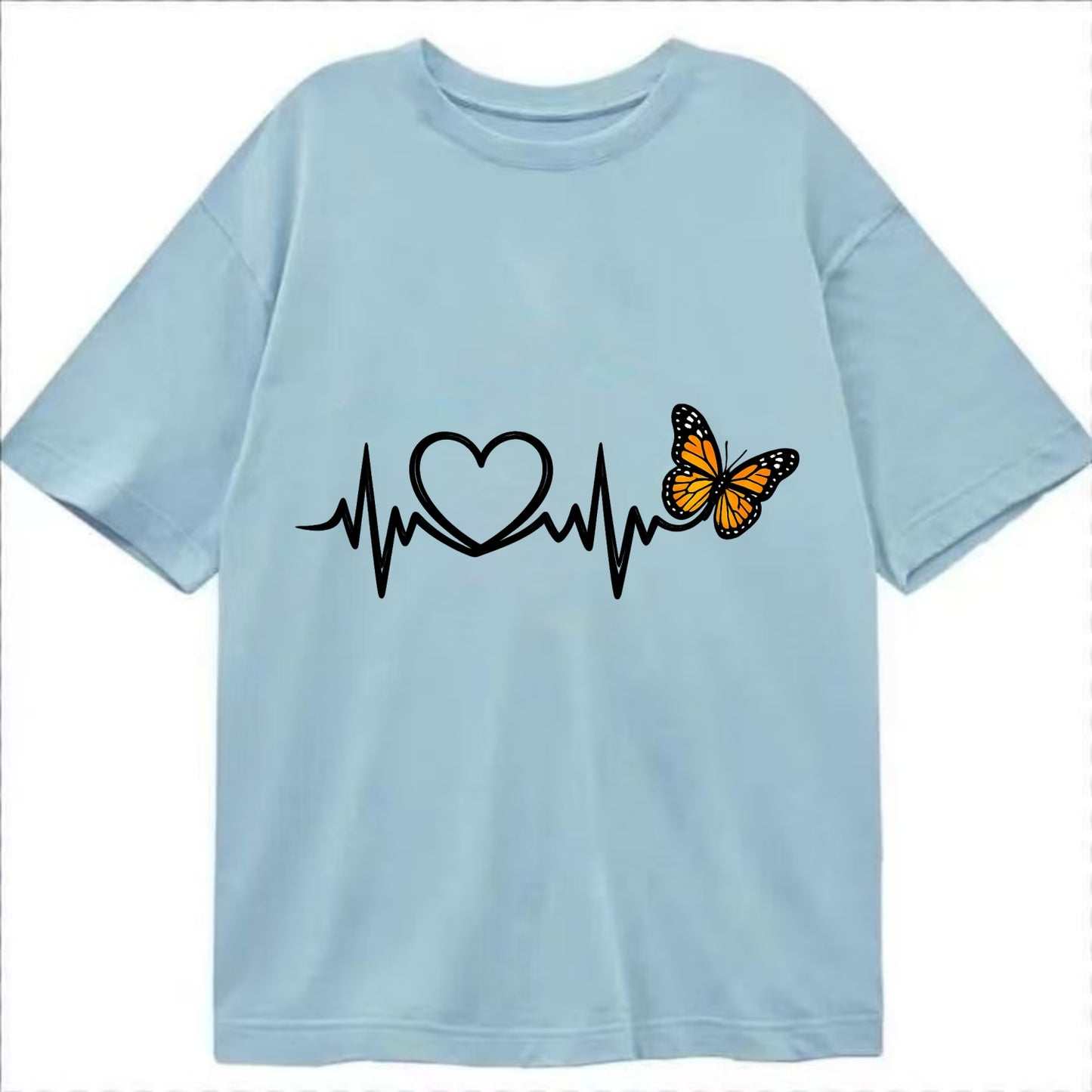 Heartbeat Butterfly - Classic T-shirt