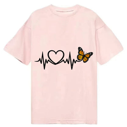 Heartbeat Butterfly - Classic T-shirt