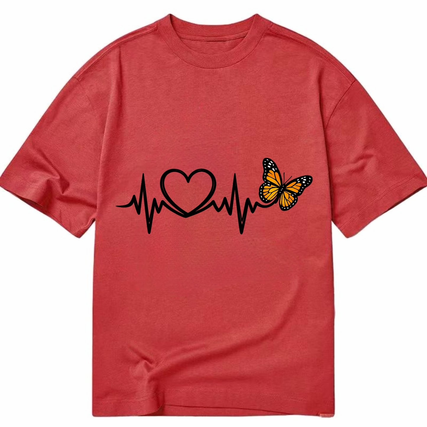 Heartbeat Butterfly - Classic T-shirt