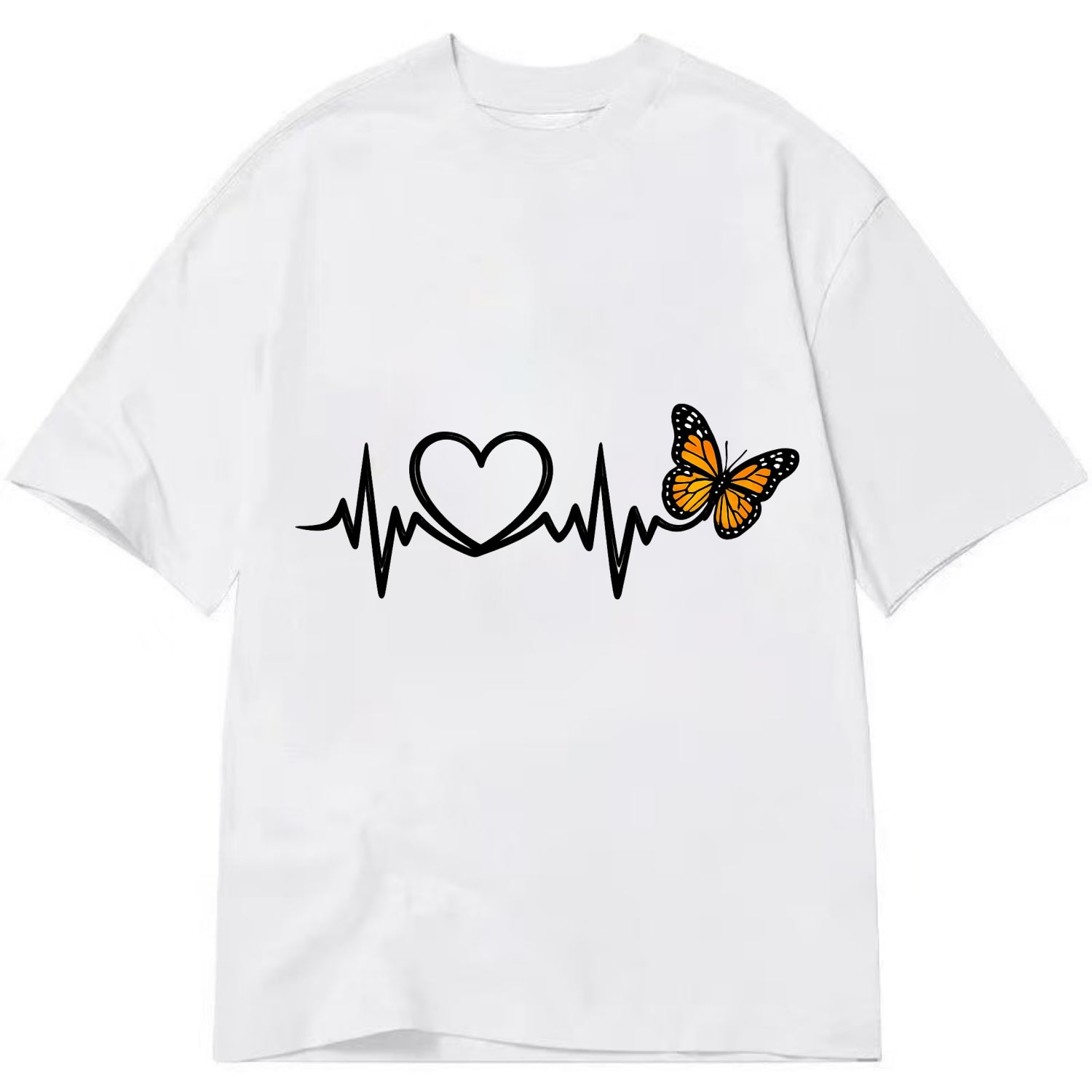 Heartbeat Butterfly - Classic T-shirt