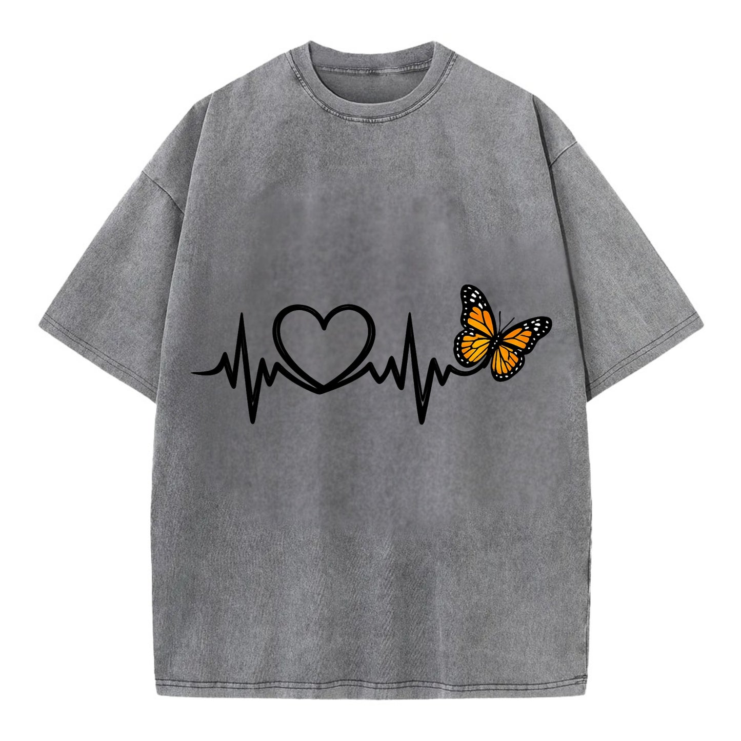 Heartbeat Butterfly - Vintage T-shirt