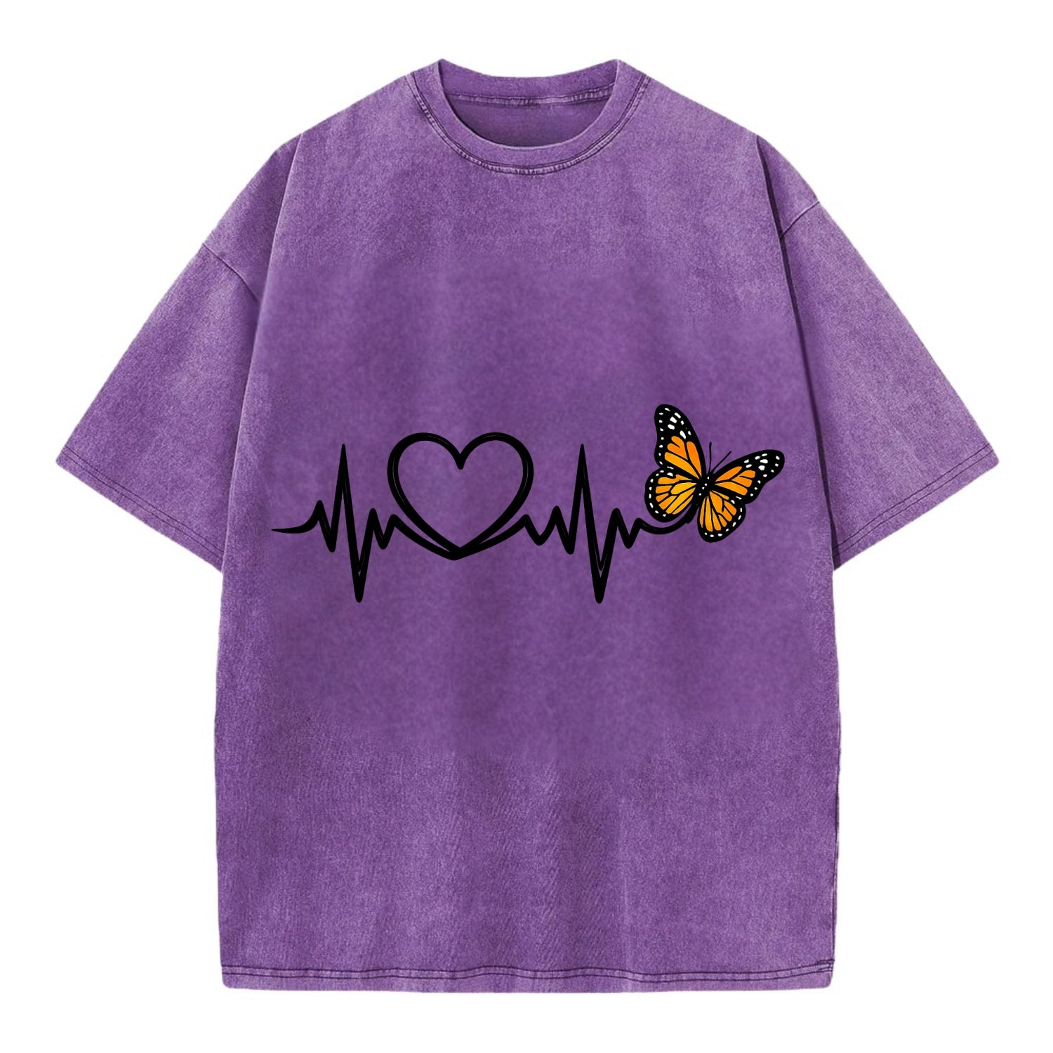 Heartbeat Butterfly - Vintage T-shirt