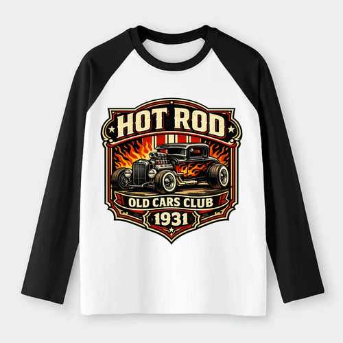 Hot Rod Club 1931 - Raglan Long Sleeve T-Shirt