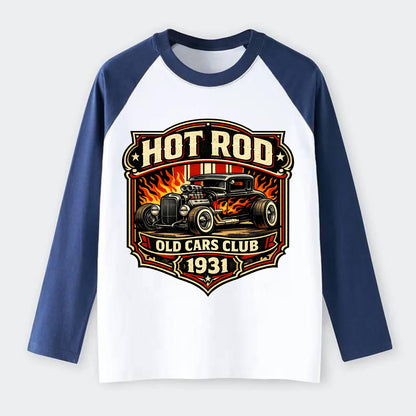 Hot Rod Club 1931 - Raglan Long Sleeve T-Shirt