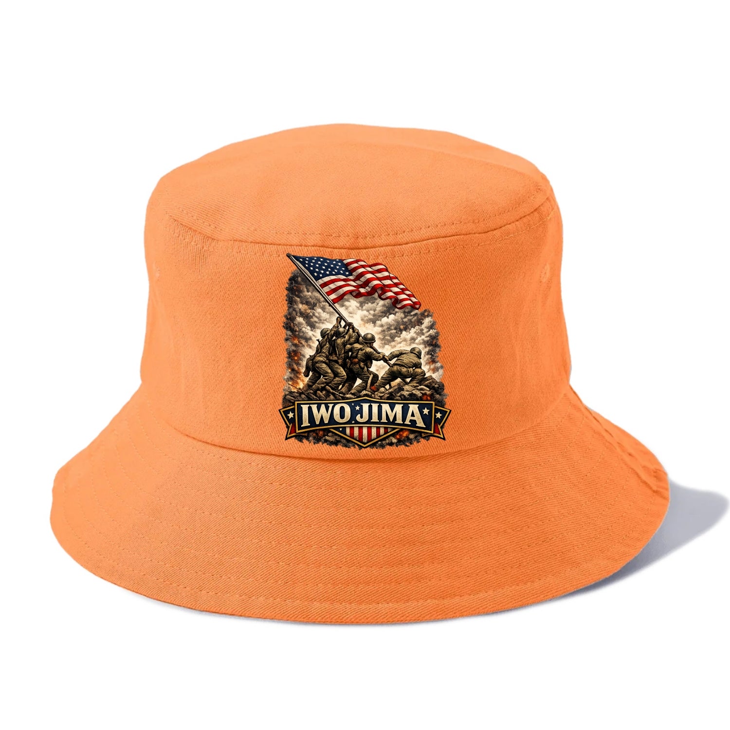Iwo Jima Flag Raising - Bucket Hat