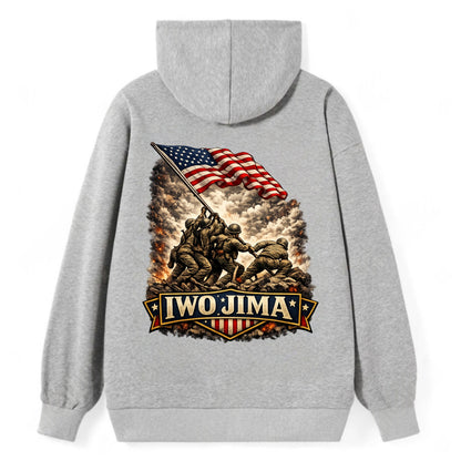 Iwo Jima Flag Raising - Classic Pullover Hoodie