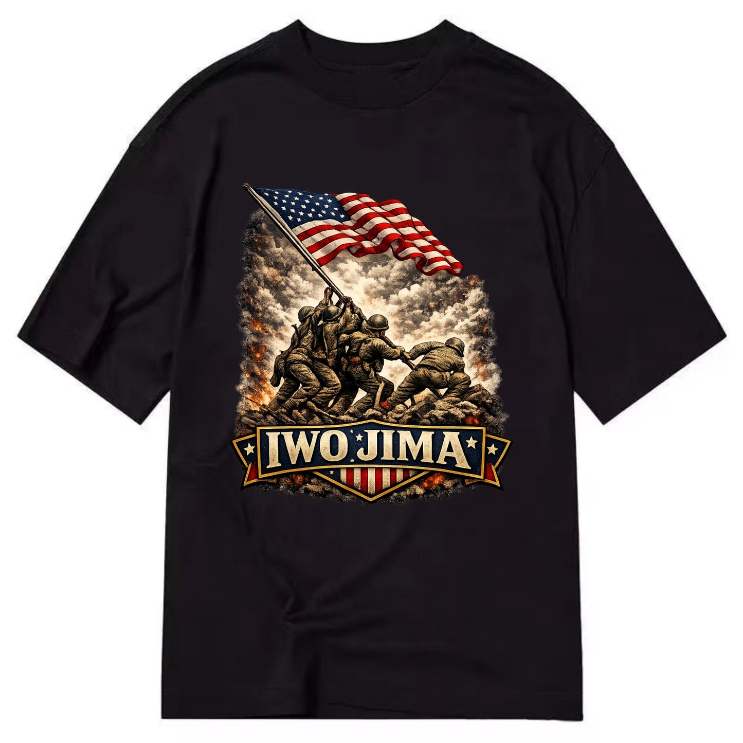 Iwo Jima Flag Raising - Classic T-shirt