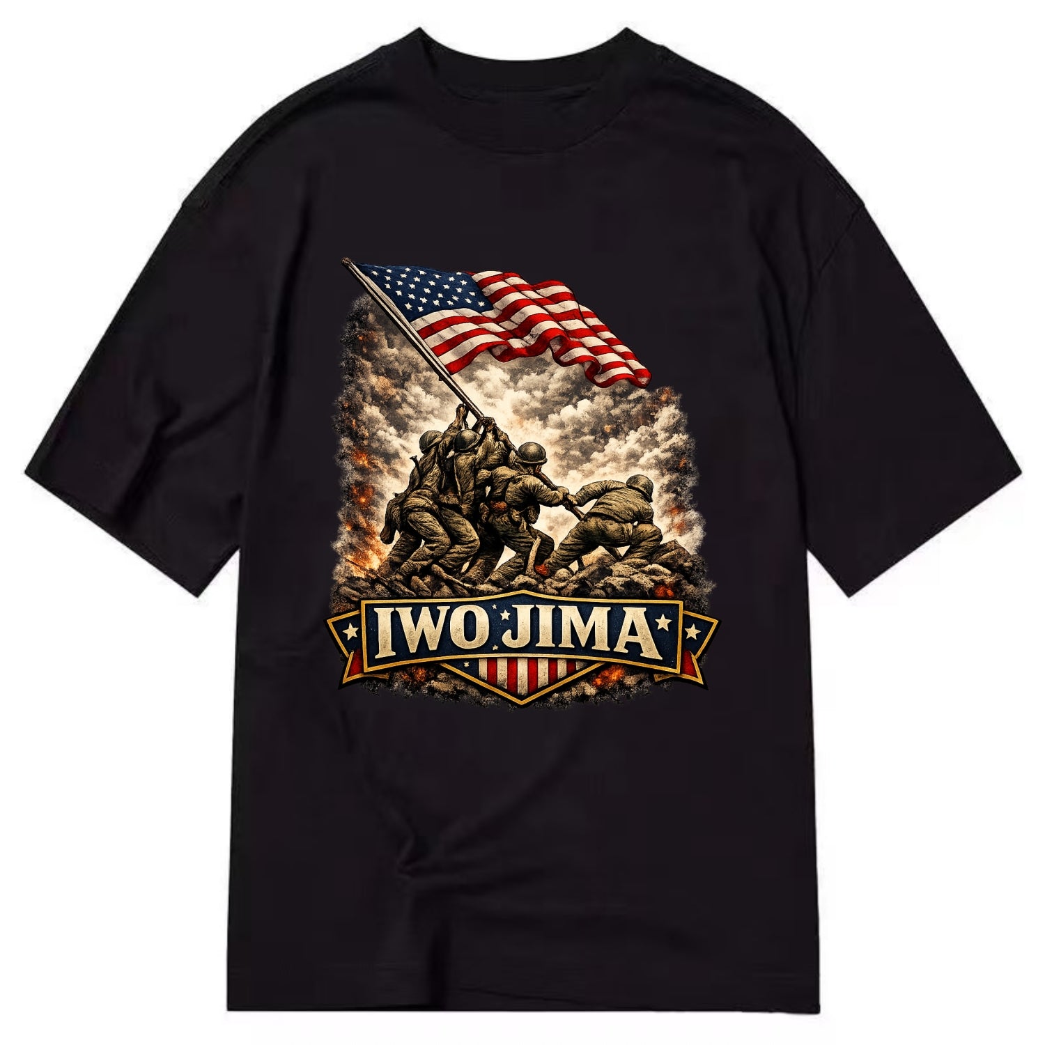 Iwo Jima Flag Raising - Classic T-shirt