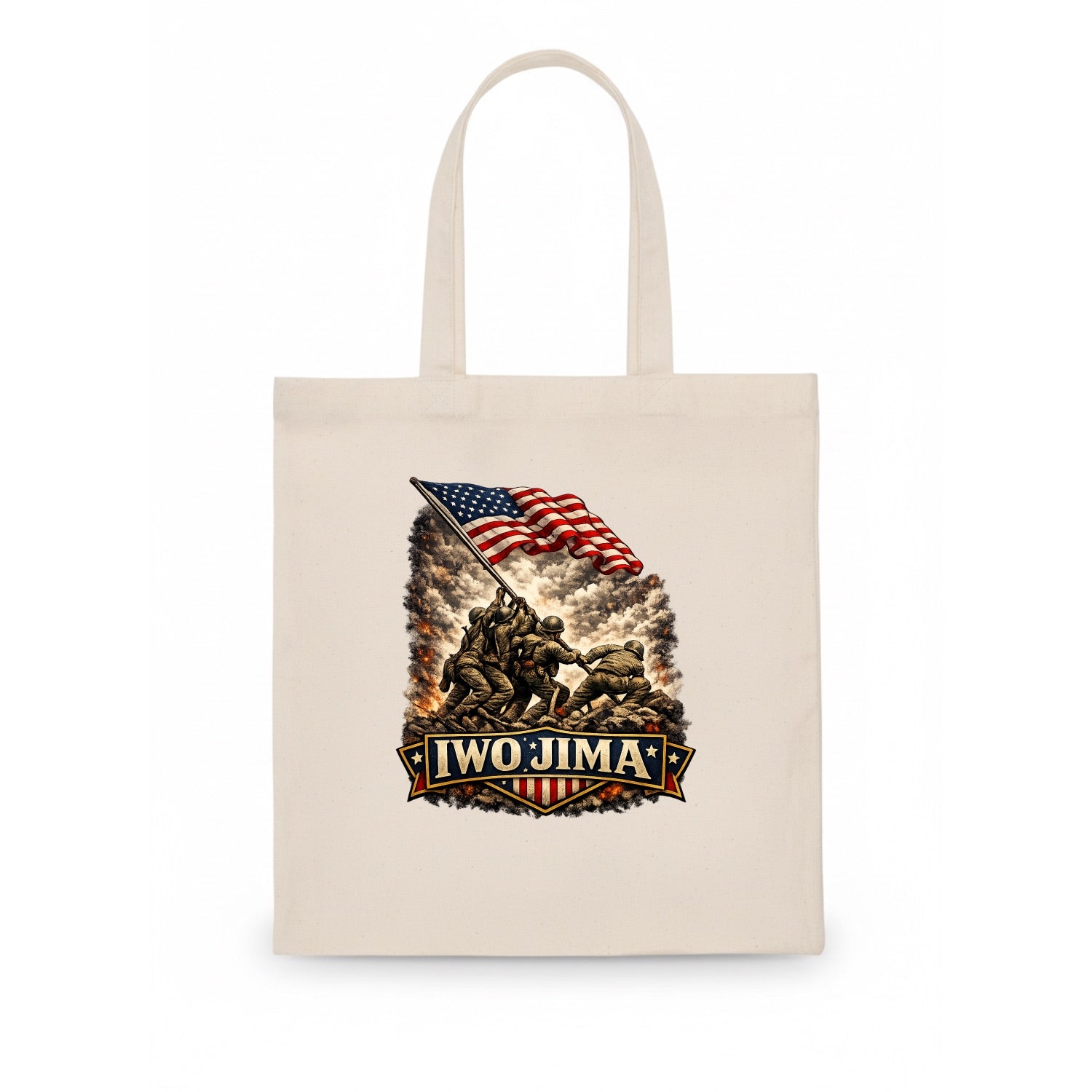 Iwo Jima Flag Raising - Tote Bag