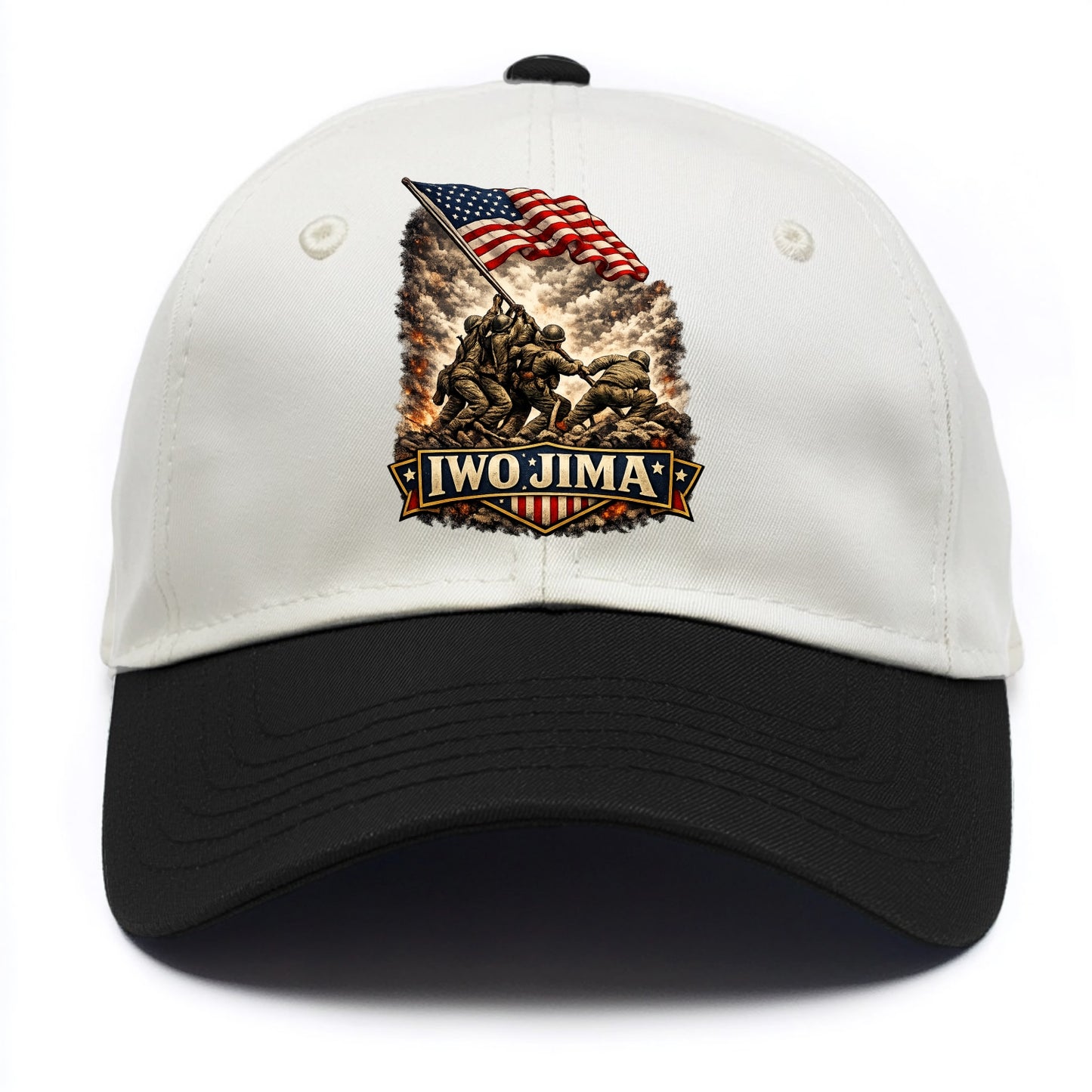 Iwo Jima Flag Raising - Two Tone Cap