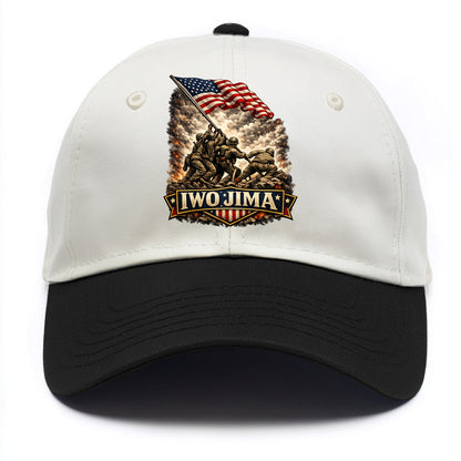 Iwo Jima Flag Raising - Two Tone Cap