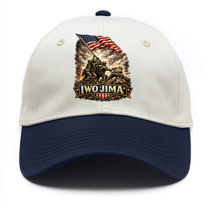 Iwo Jima Flag Raising - Two Tone Cap