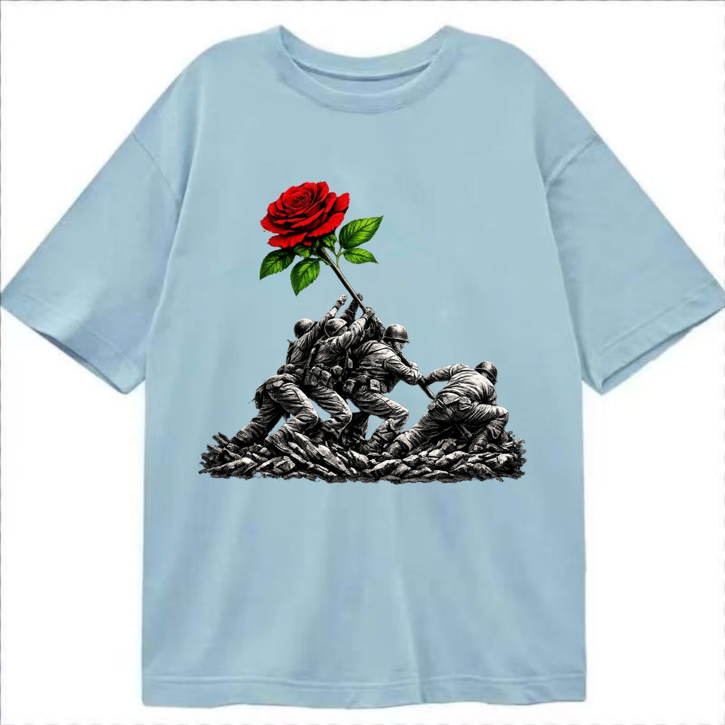 Iwo Jima Rose - Classic T-shirt