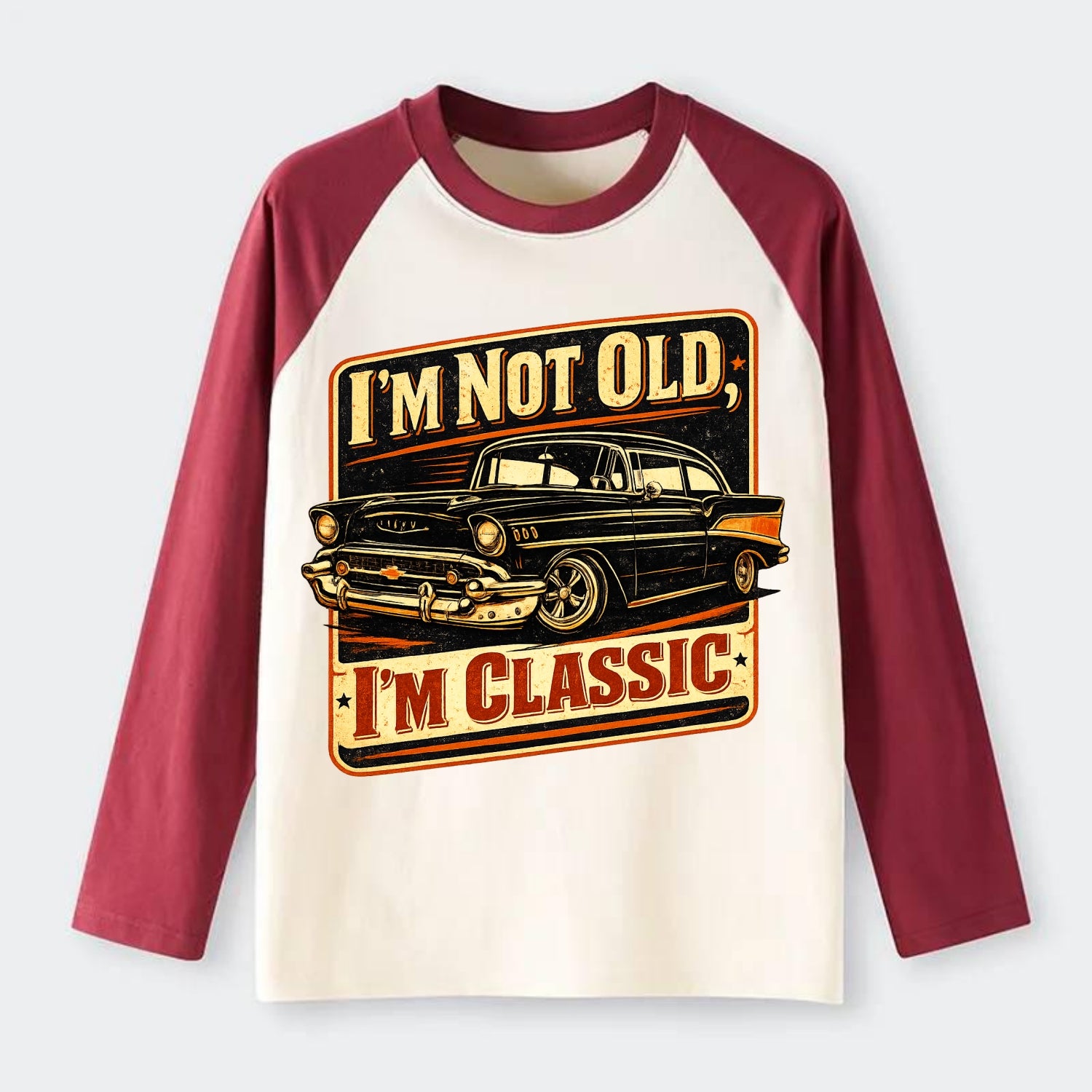 I'm Not Old I'm Classic - Raglan Long Sleeve T-Shirt
