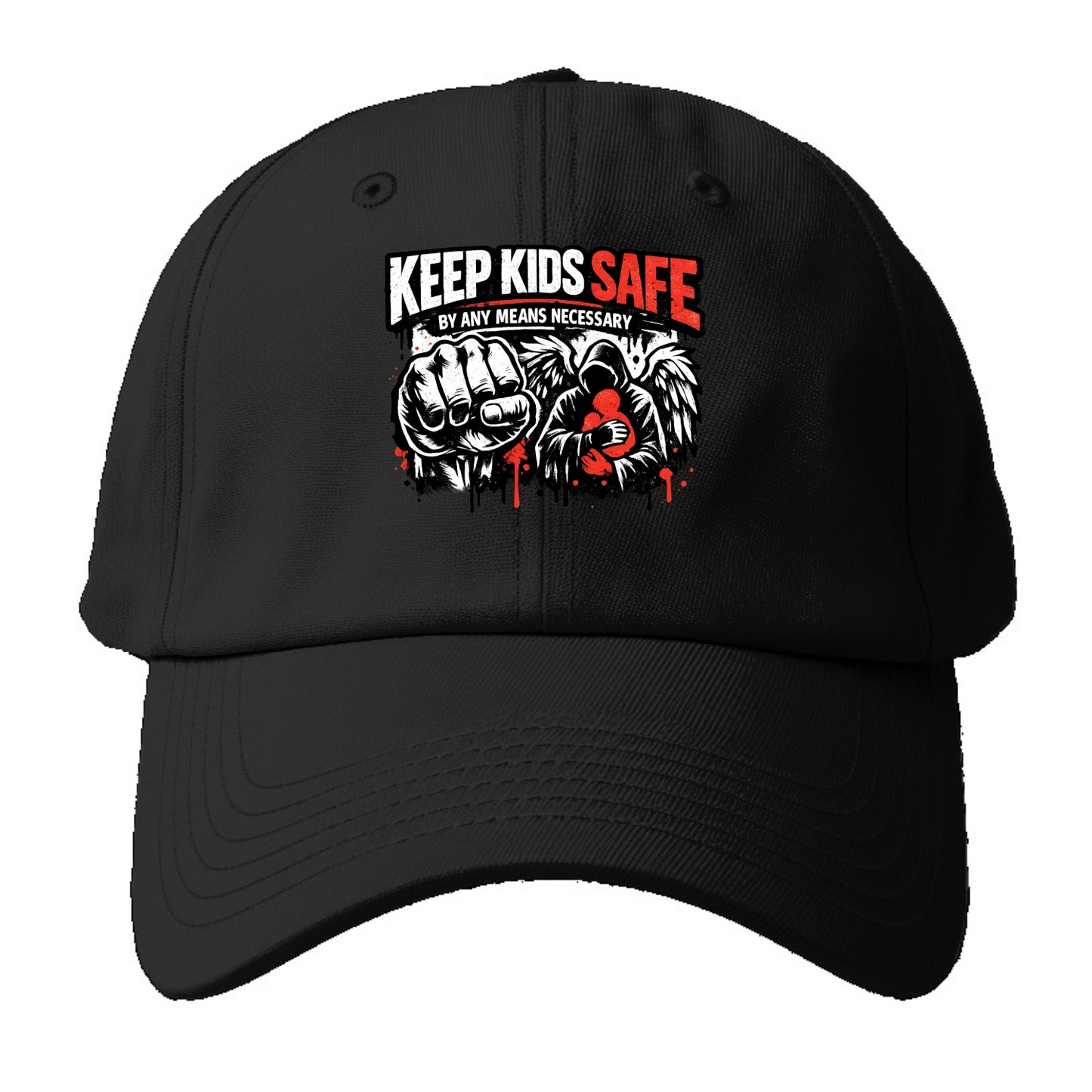Keep Kids Safe By Any Means - Baseball Cap