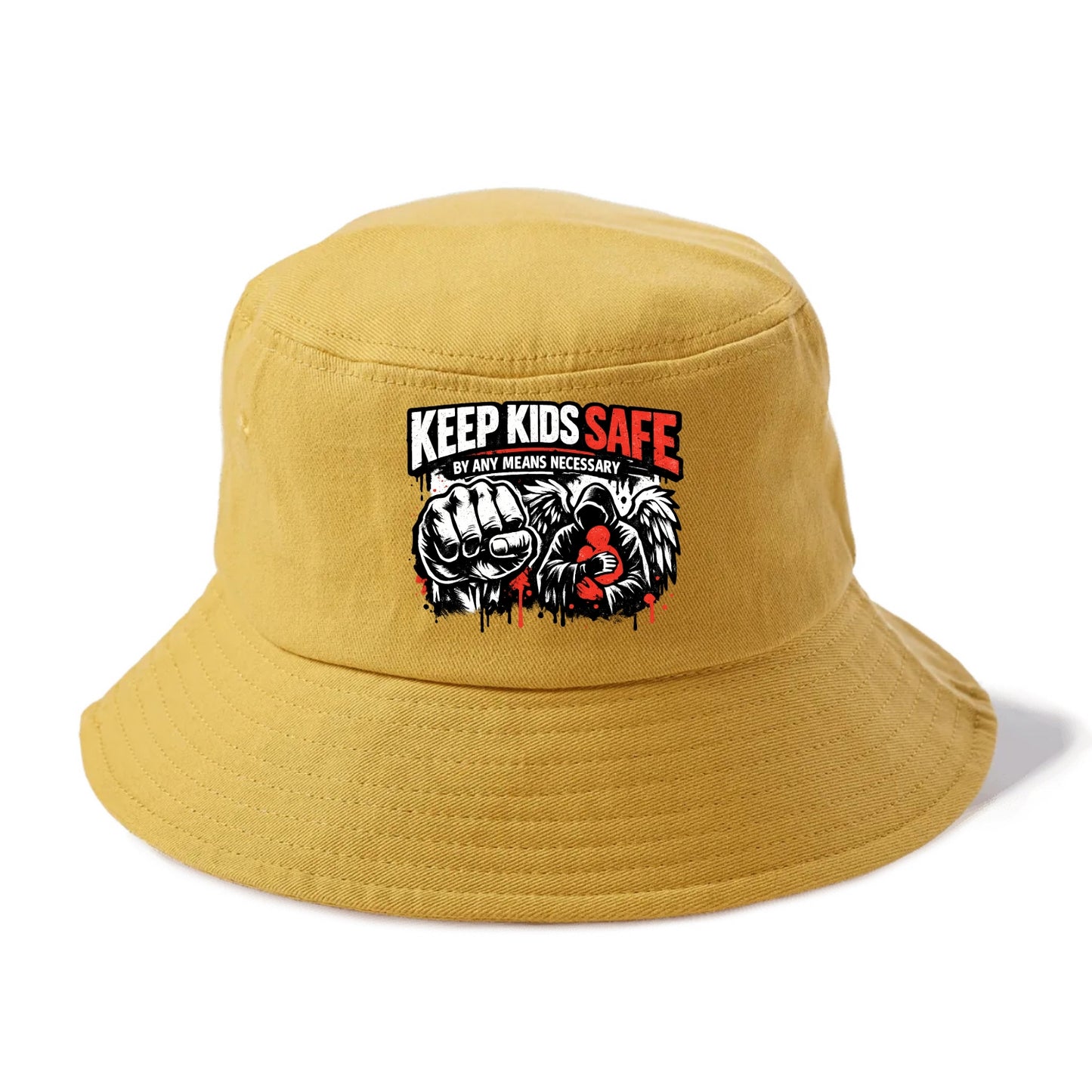 Keep Kids Safe By Any Means - Bucket Hat