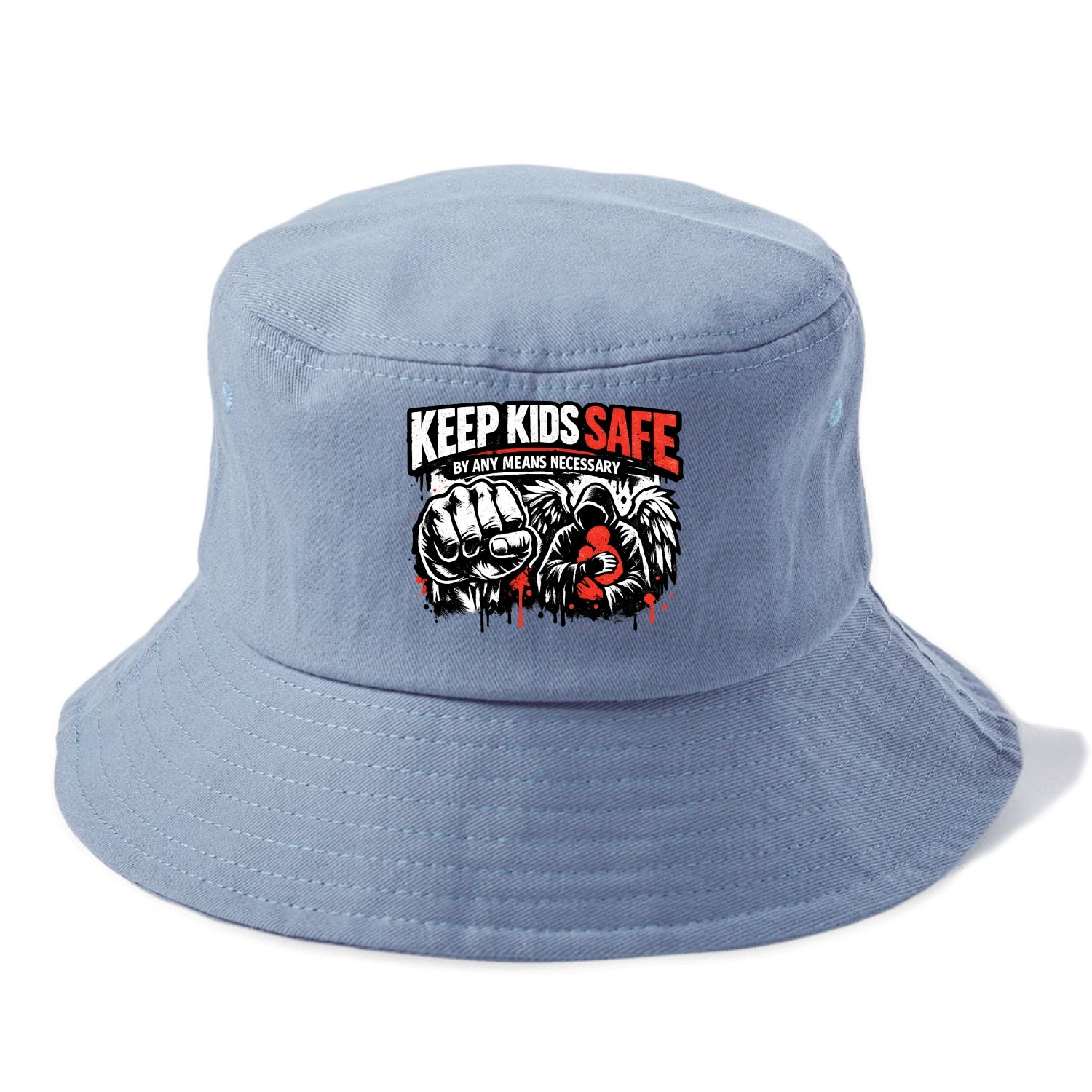 Keep Kids Safe By Any Means - Bucket Hat