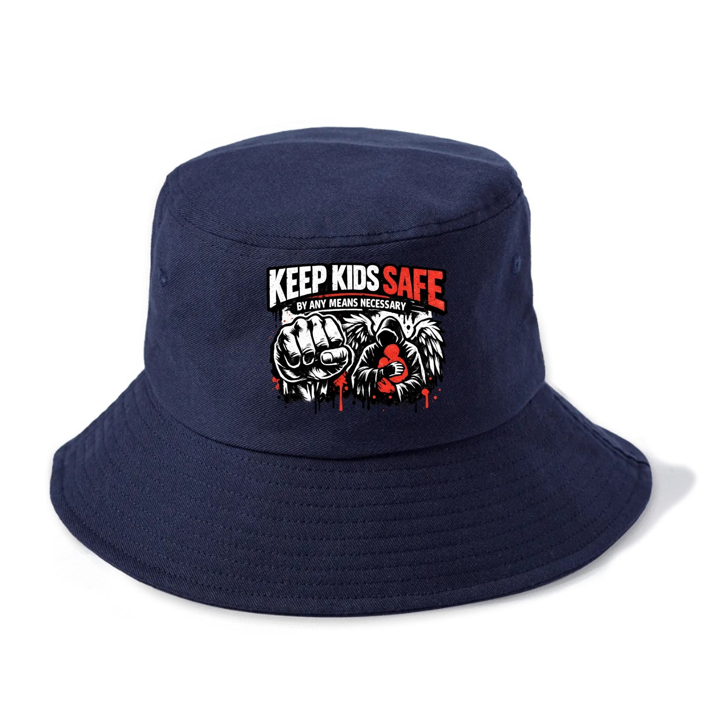 Keep Kids Safe By Any Means - Bucket Hat