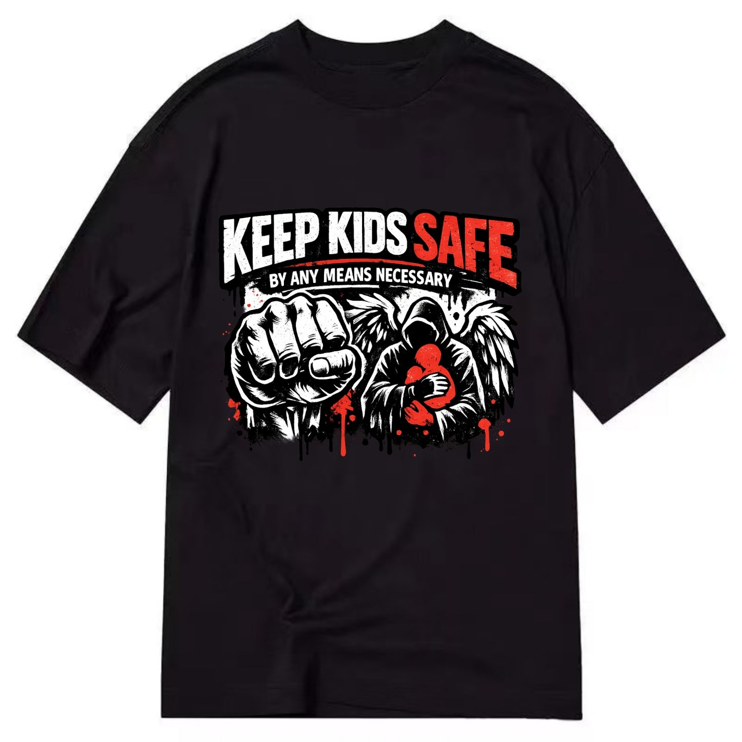 Keep Kids Safe By Any Means - Classic T-shirt