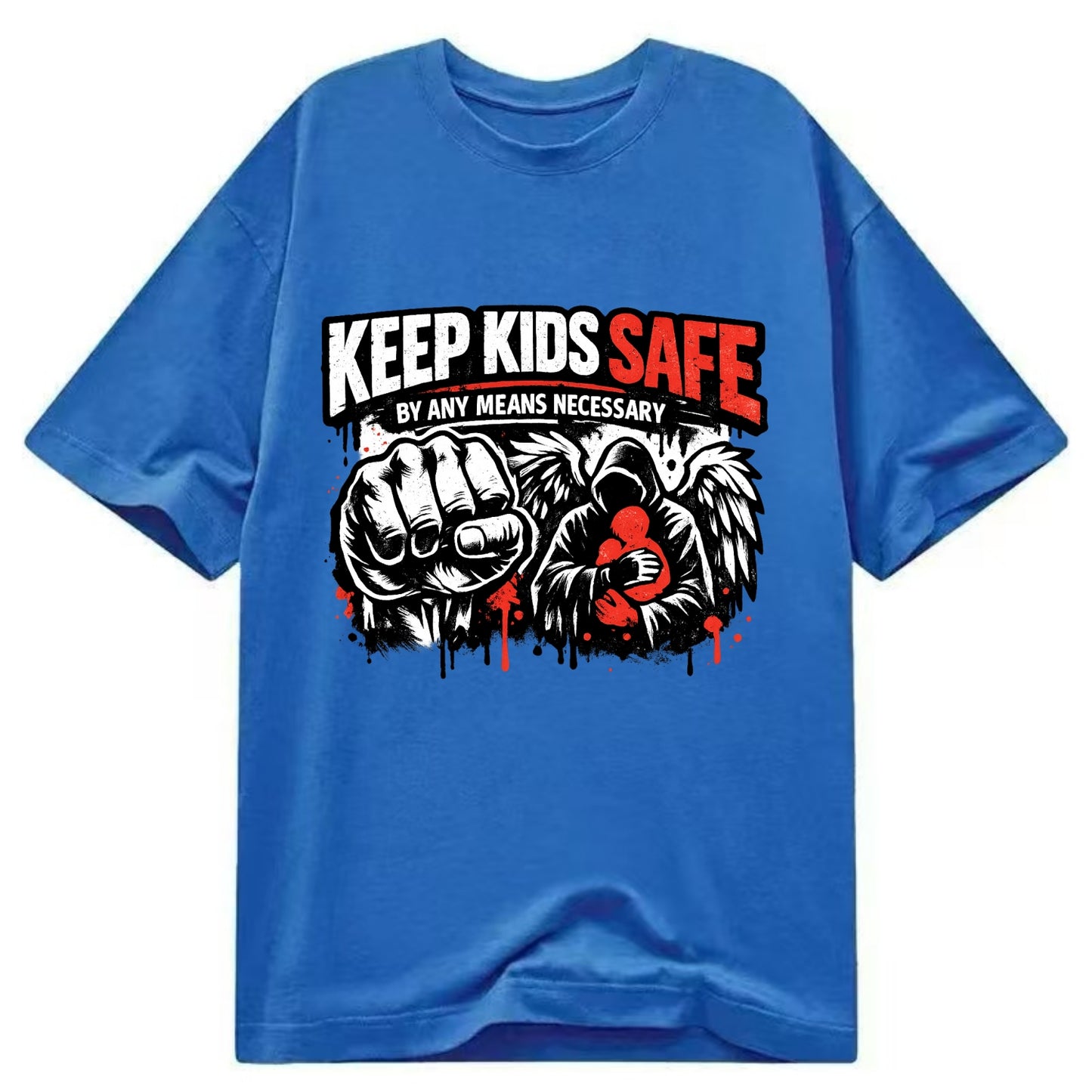Keep Kids Safe By Any Means - Classic T-shirt