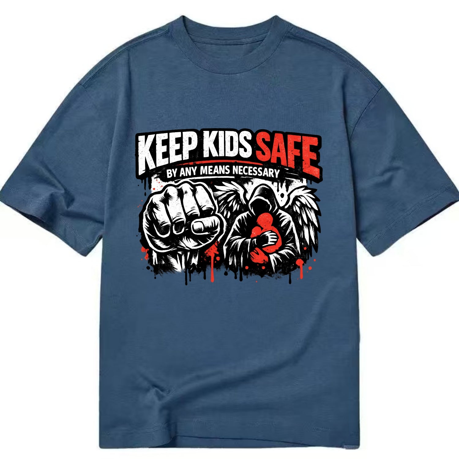Keep Kids Safe By Any Means - Classic T-shirt
